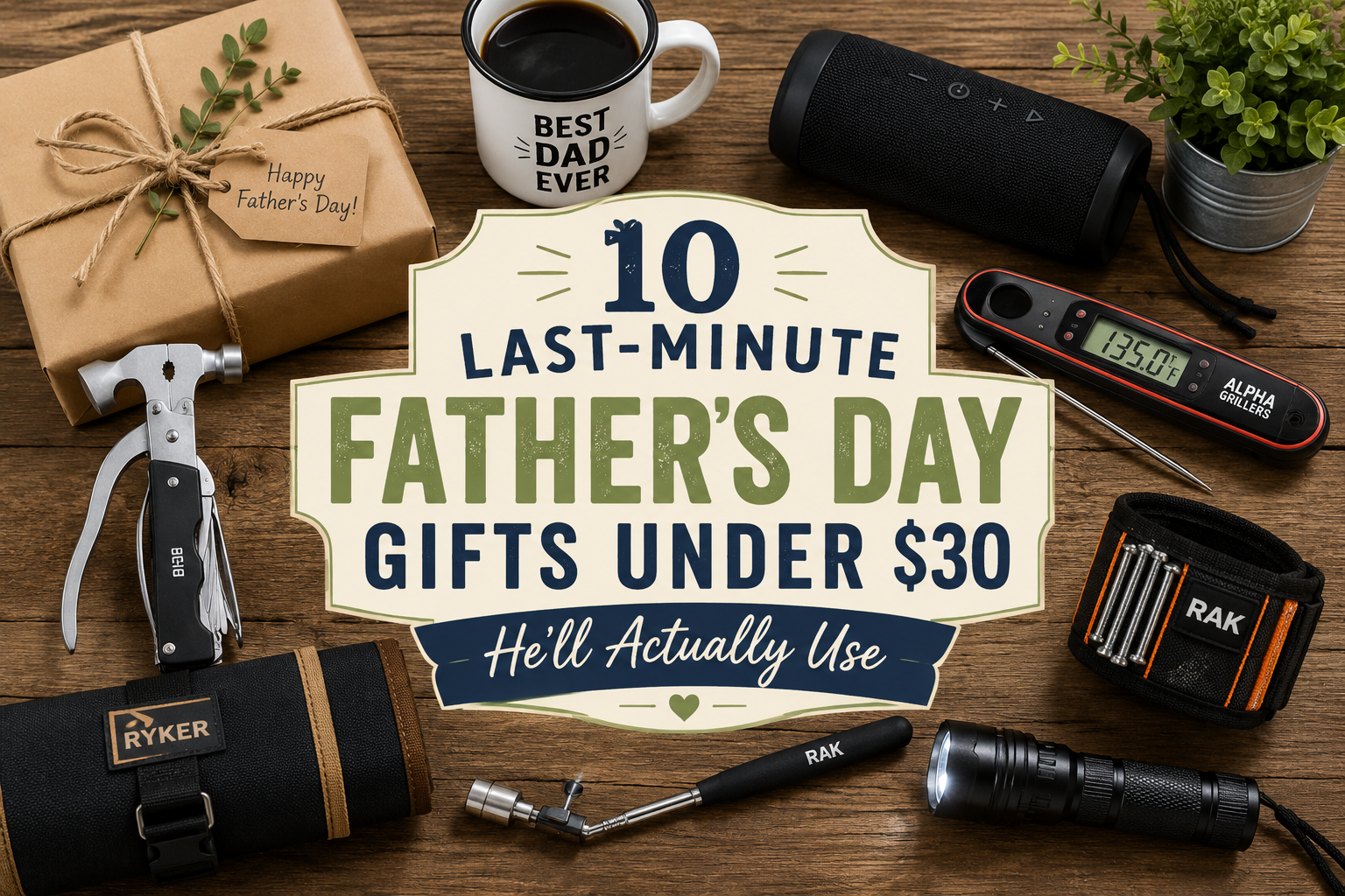 10 Last-Minute Father’s Day Gifts Under $30 (He’ll Actually Use)